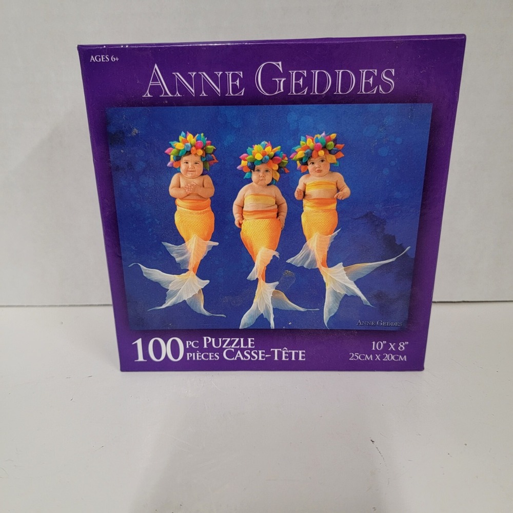 anne geddes 100 Pcs Mermaid Puzzle Complete